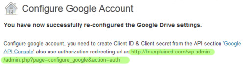 Configure Google Account