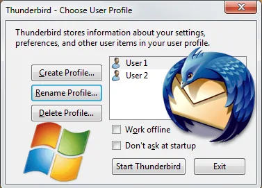 Mozilla Thunderbird Profile Chooser Windows | Smarthomebeginner