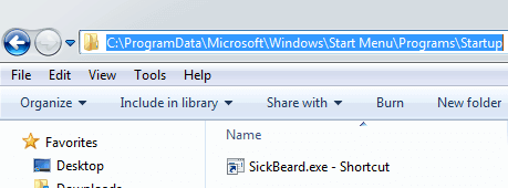 Sick Beard Windows Binaries Shortcut