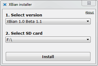 Xbian Windows Installer