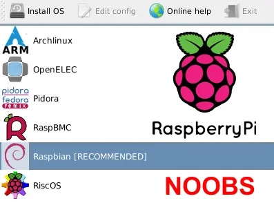 Install OS on Raspberry Pi using New Out of Box Software (NOOBS)