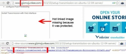 Image Hotlink Protection