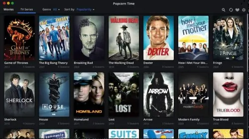 Bittorrent Streaming With Popcorn Time