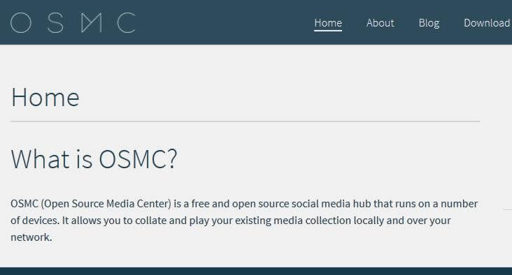 Osmc - Open Source Media Center