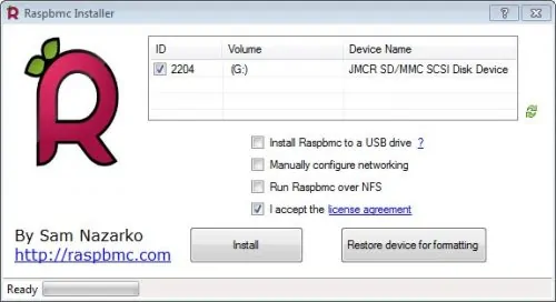 Install Raspbmc On Sd Card On Windows