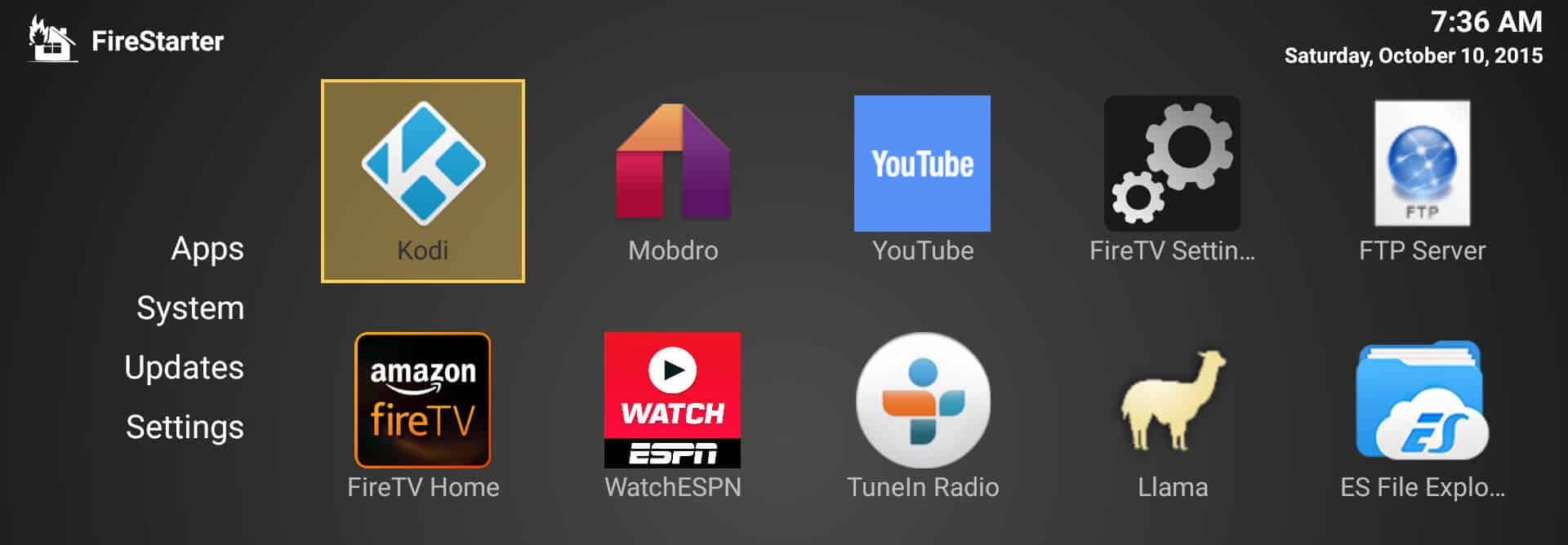 firestick how to close apps