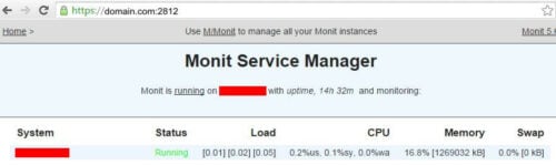 System Load Monitoring With Monit