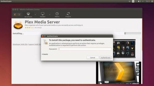 Add Plex To Ubuntu Confirm