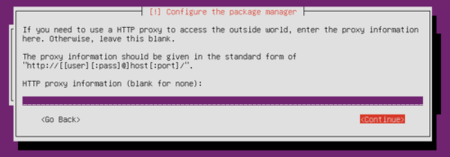 Install Ubuntu Home Server - Http Proxy