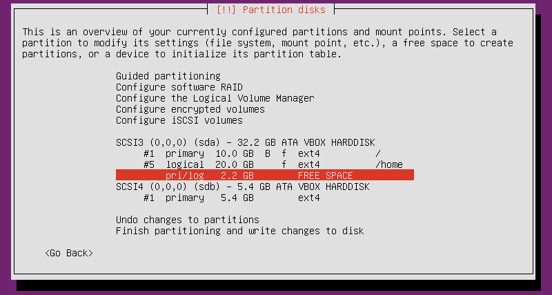 Ubuntu Server Partition Scheme For A Home Shb
