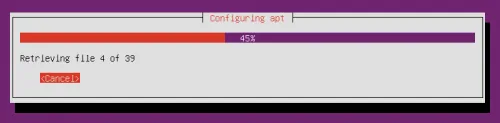 Install Ubuntu 16.04 Xenial Server - Configuring Apt