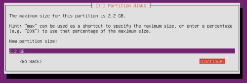 Ubuntu Partition Size - Swap Partition Size