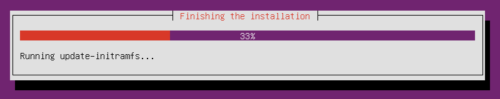 Install Ubuntu 16.04 Home Server - Finishing Installation