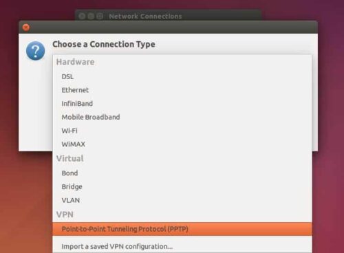 Vpn On Ubuntu Pptp