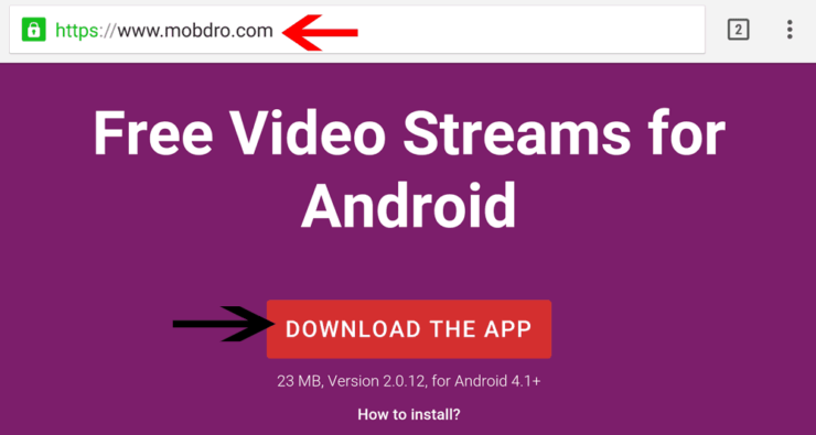 Download Mobdro Apk For Android