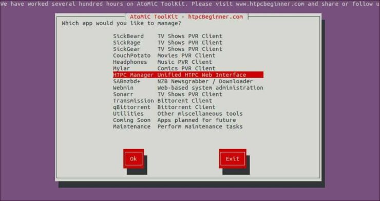 Install Htpc Manager On Debian Select