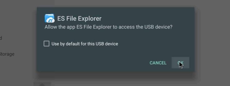 Es File Explorer Usb Access Preference