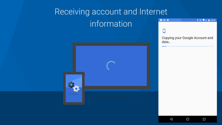 Transfer Google Account And Internet Info