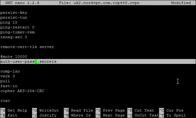 openvpn client linux autostart service