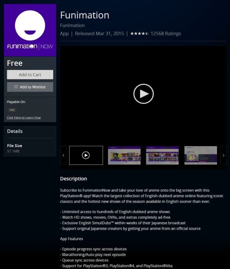 Funimation On Ps4 - Playstation 4 Streaming Apps