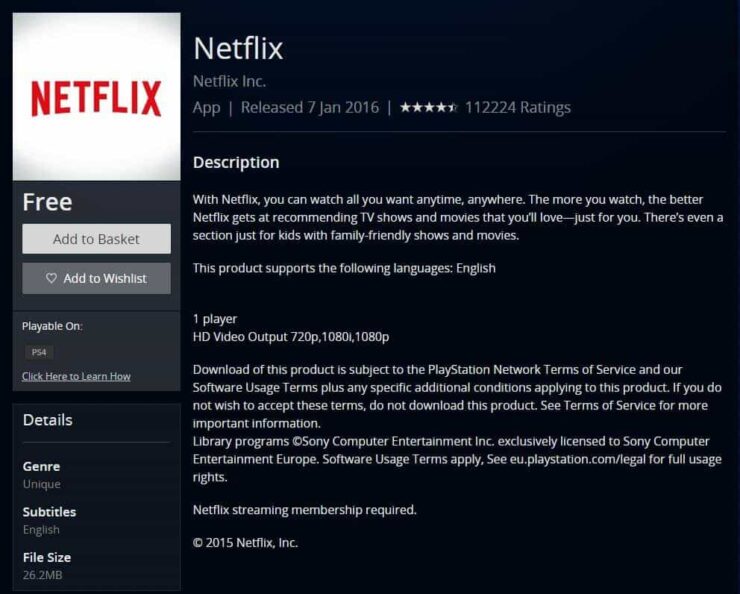 Netflix On Ps4 - Streaming Apps For Ps4