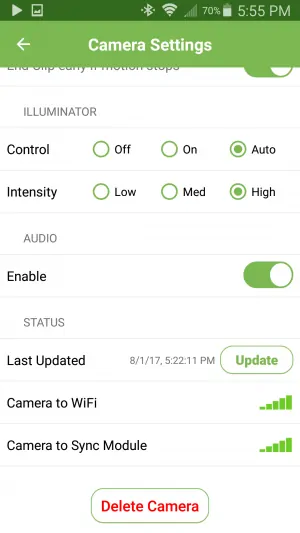 Blink Camera Review - App Settings How To Set Up Blink Wireless Indoor Security Camera