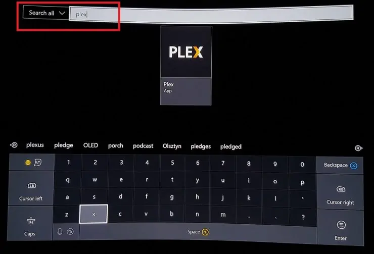 Search For Plex - Install Plex On Xbox