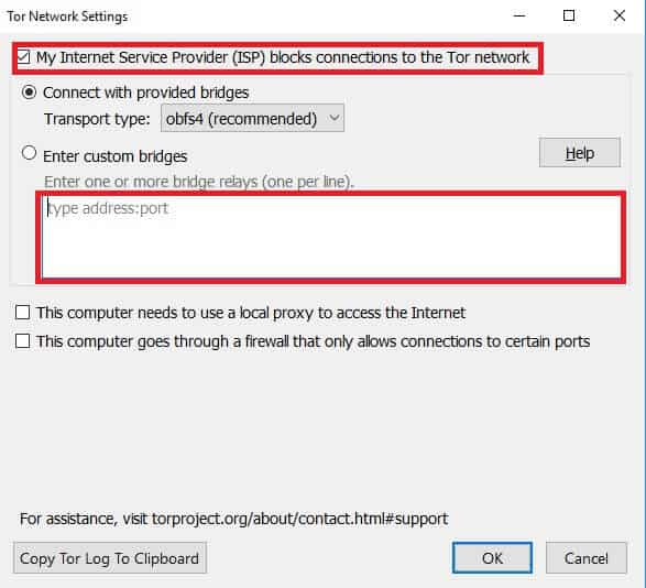 Configure Tor Browser - Step 5