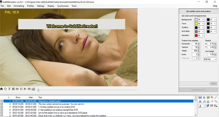 Edit Subtitles With Subtitle Creator - 5 Best Software To Manually Edit Subtitles And Correct Synch Errors