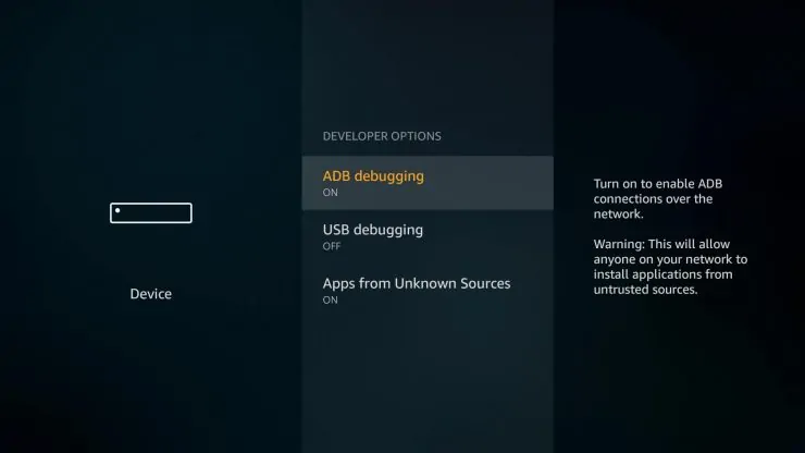 Enable Adb Debugging And Unknown Sources On Amazon Fire Tv