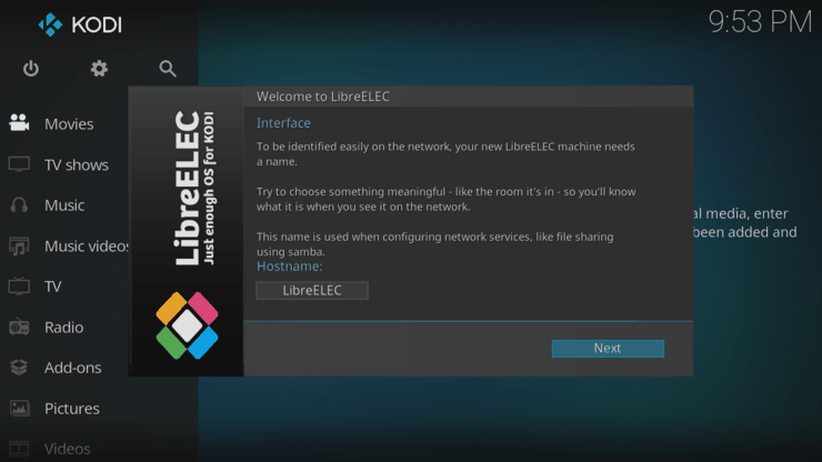 Libreelec Hostname Screen - How To Create A Libreelec Live Usb
