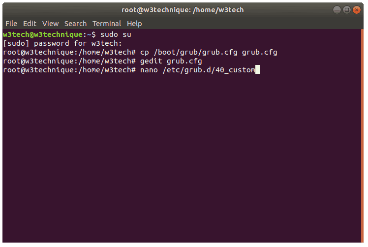 Ubuntu Boot To Kodi - Adding A Custom Grub Menu Entry Is Done By Modifying The 40_Custom File.