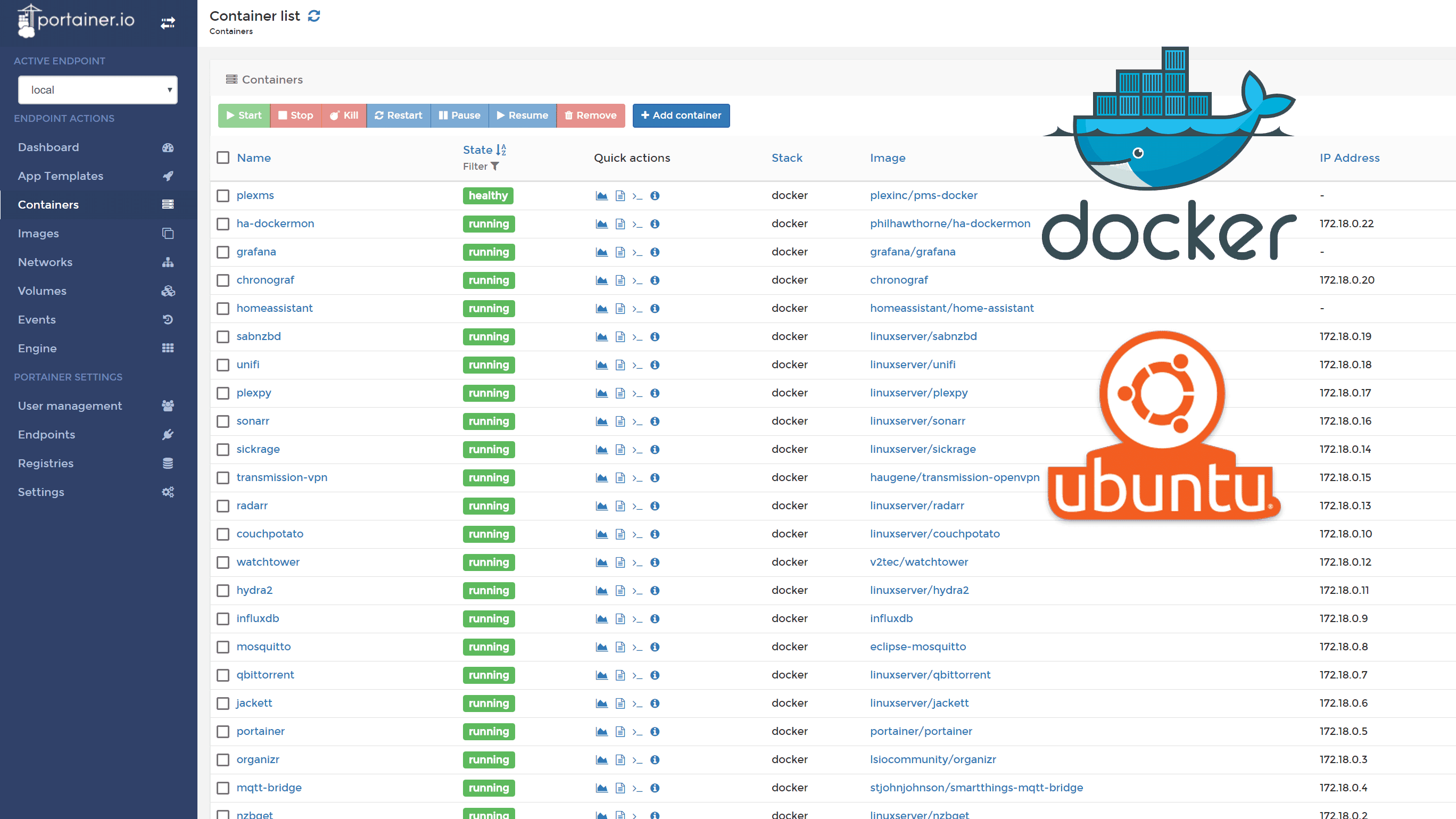 Ubuntu Dockers