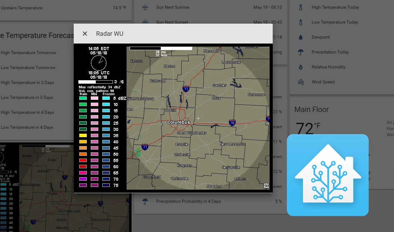 How to add an animated Weather Radar on Home Assistant? | SHB