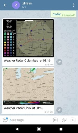 Made Telegram Text You The Current Weather Map