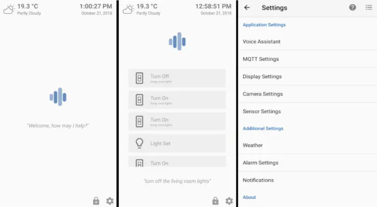 Voice Panel Android Client For Hass