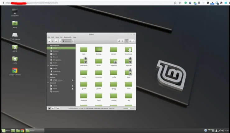 Guacamole Remote Vnc To Linux Mint Desktop
