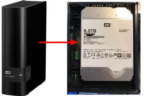 Wd Easystore With Wd Red (White Label) Drives Inside