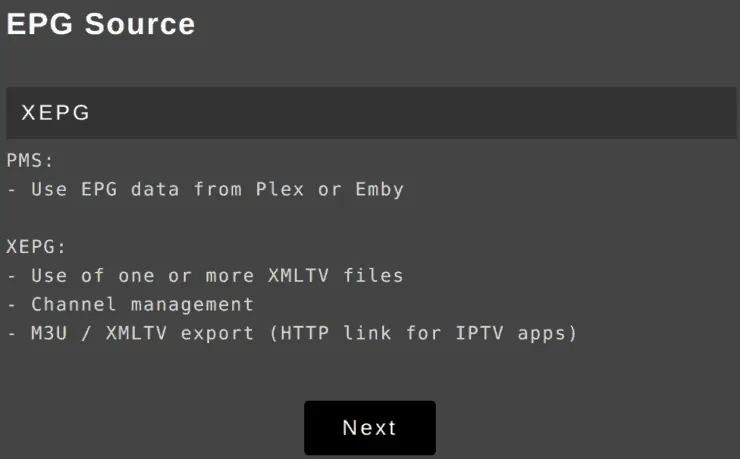 Xteve Setup - Xepg For Epg Source