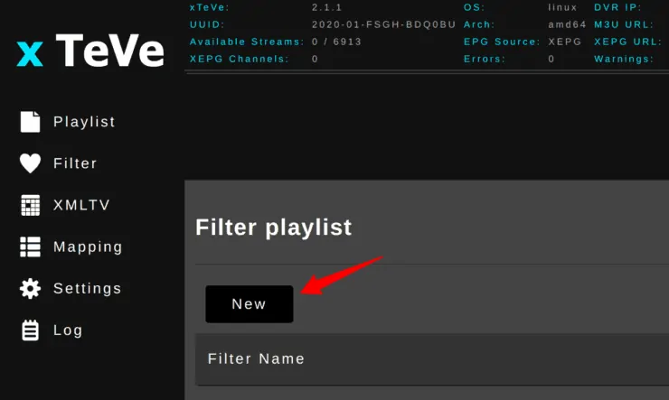 Create A Filter To Activate Iptv Channels For Plex