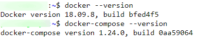 Docker And Docker Compose Versions On Synology Dsm