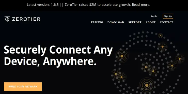 Zerotier Homepage
