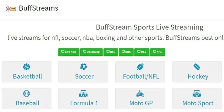 Buffstreams - Live Streaming Nfl Game