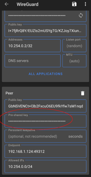 Add Psk To Android Wireguard