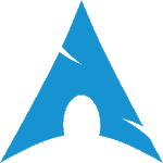 Arch Linux Logo Is Shown