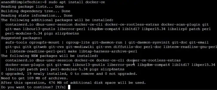 Install Docker On Ubuntu Server 22.04 Jammy Jellyfish