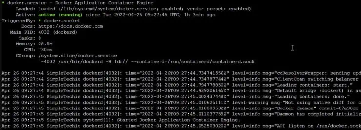 Check If Docker Is Running On Ubuntu