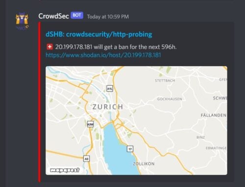 Crowdsec Discord Notification