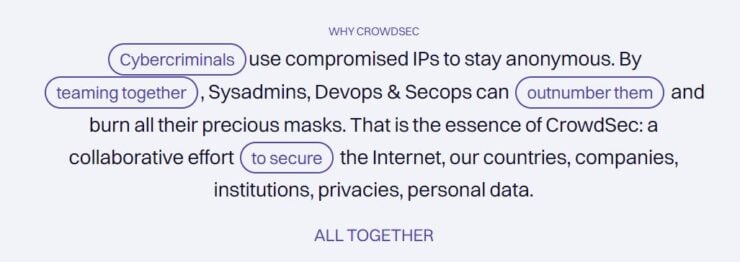 Why Crowdsec?