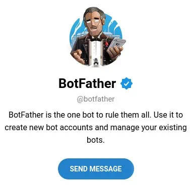 Telegram Botfather Used To Create A New Bot